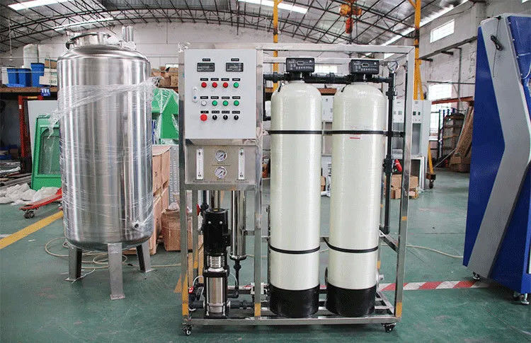 250L/H 1.7kW-380-415V 2xFRP Tanks Brackish Water Reverse Osmosis Water Plant