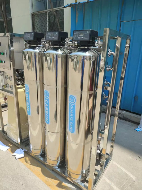 250L/H 1.7kW-380-415V 3xSS304 Tanks Brackish Water Reverse Osmosis Water Plant