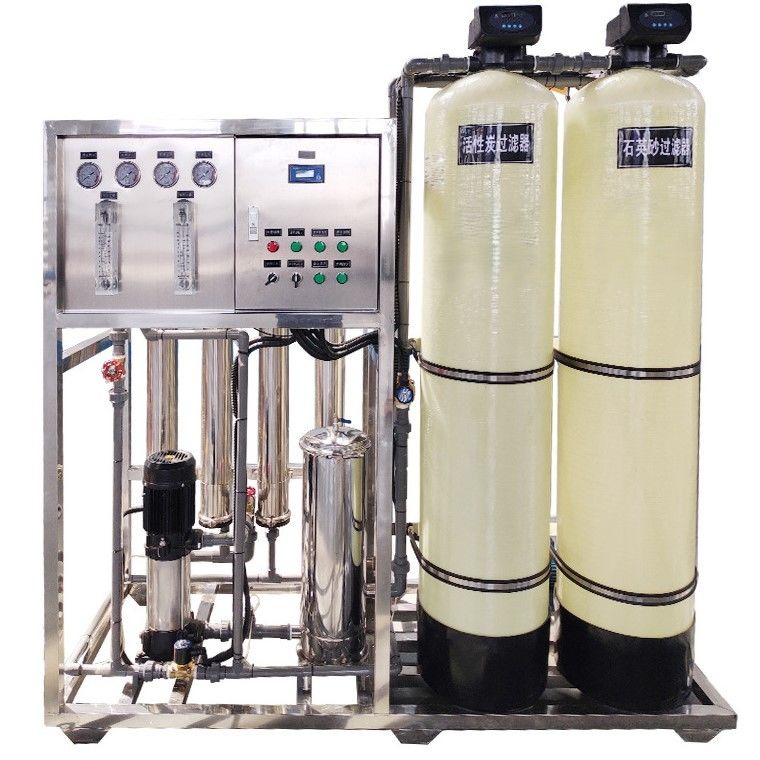1.5TPH 3.0kW-380-415V 2xFRP Tanks Brackish Water Reverse Osmosis Water Plant