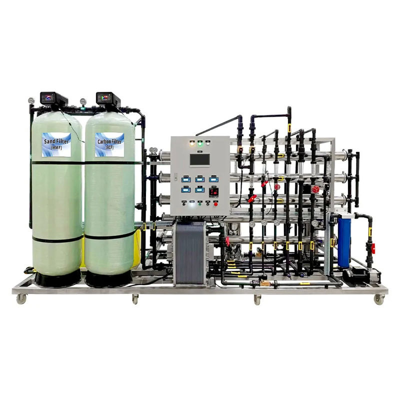 Industrial Water Filter Machine 1500l/H Reverse Osmosis With EDI Machine