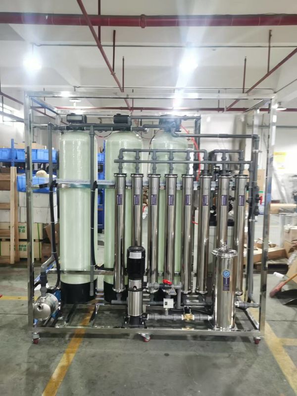 1.5TPH Brackish Water Reverse Osmosis Plant SS304 Skid 3.0kW Fast Lead Time 1.7kW-380-415V System Installation Power