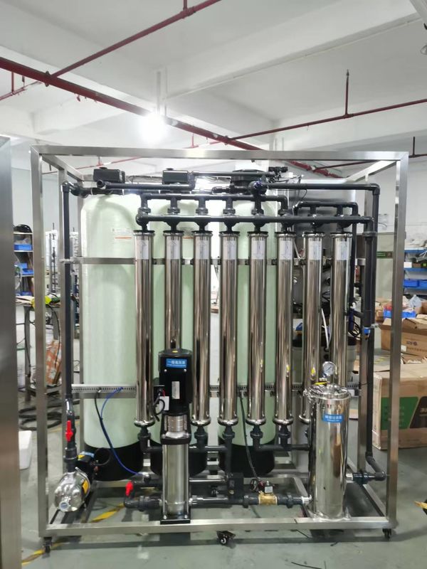 PRO-ST8080/15 1.5TPH Brackish Water Reverse Osmosis System SS304 Skid 3.0kW Fast Lead Time
