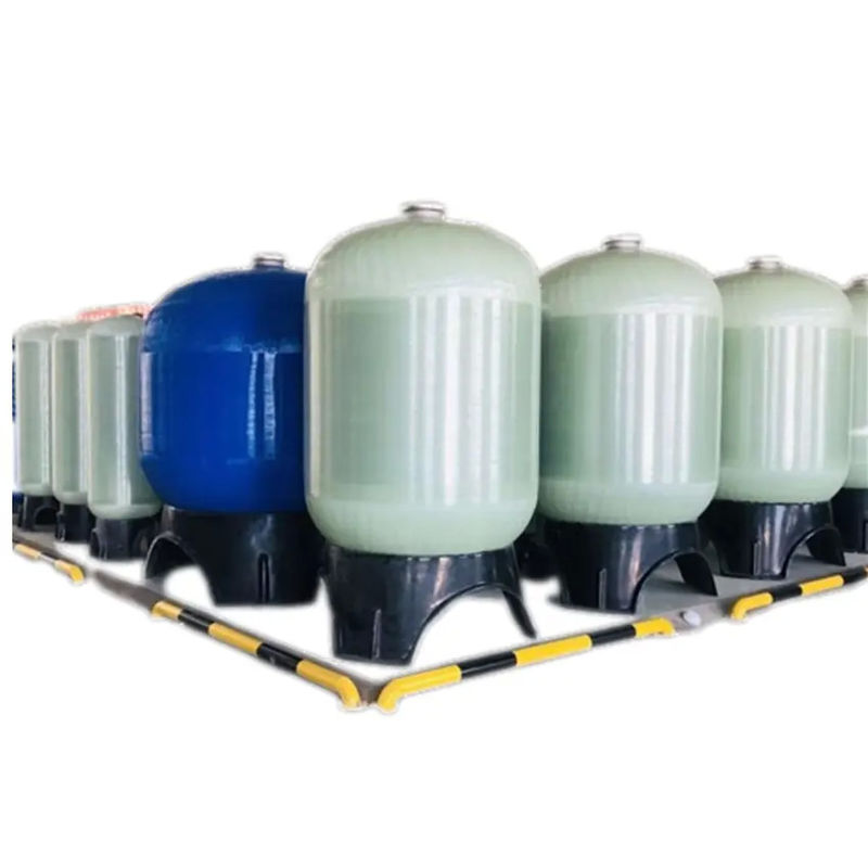 Industrial Water Treatment FRP Pressure Vessel Filter For Water Softener