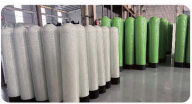 Composite Material Filter Tank 1265 φ300×1650mm 2.5” Thread 2.0-2.5 T/H for Industrial Filtration
