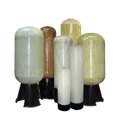 UV-Resistant FRP Tanks Industrial Filtration 4.5-6.0T/H φ500×1750mm 4" Thread