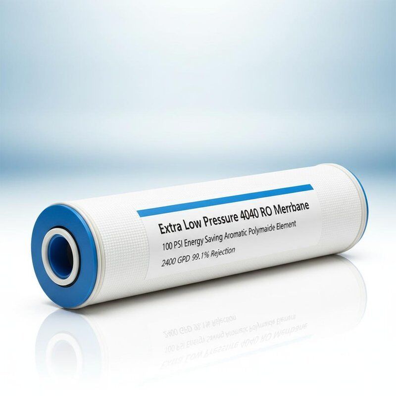 Extra Low Pressure 4040 RO Membrane with 2400 GPD Output and Aromatic Polyamide TFC Technology