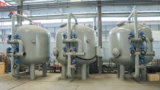 Industrial Multi Media Filter Vessel with High Flow Capacity and Customized Design for Water Purification