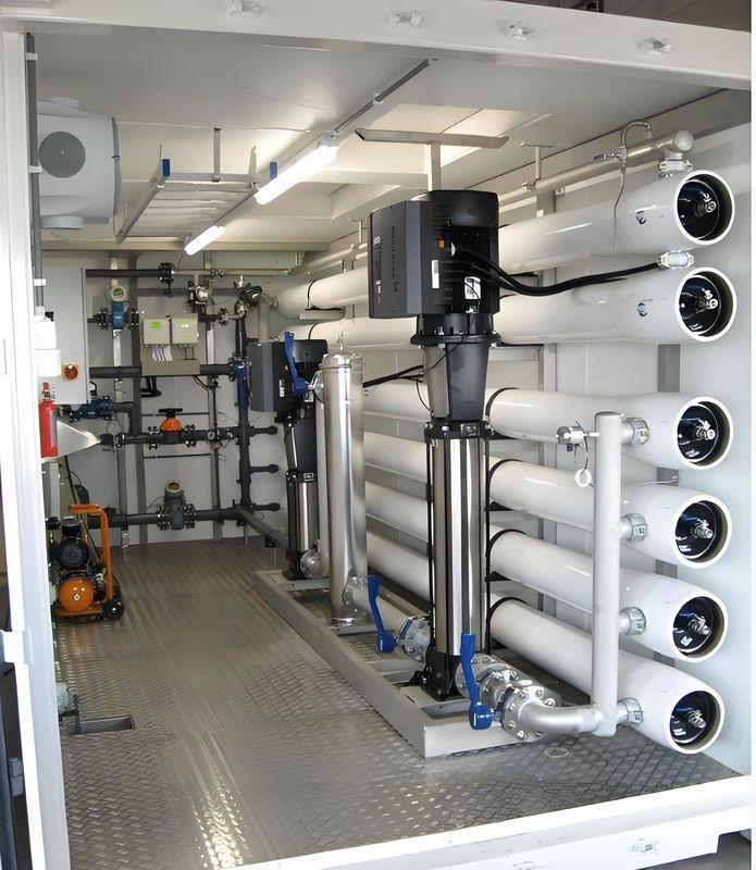 200 m³/day Integrated UF RO Containerized Water Treatment System with 70% Recovery Rate in 40ft Container
