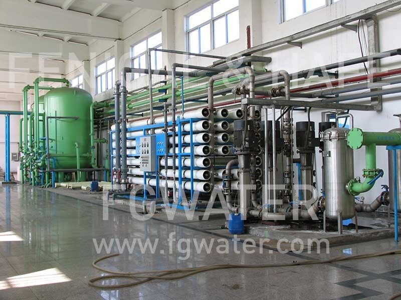 4kW 50Hz 36000GPD Purified Water Treatment System