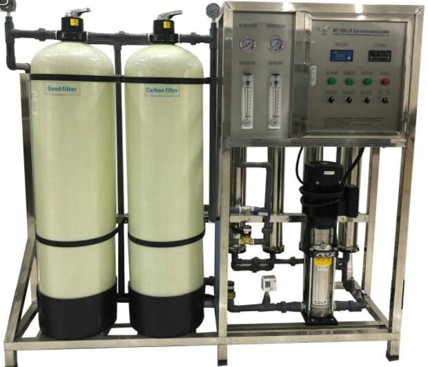 Carbon Steel Ro Ce Reverse Osmosis Water Treatment System 1000l/H
