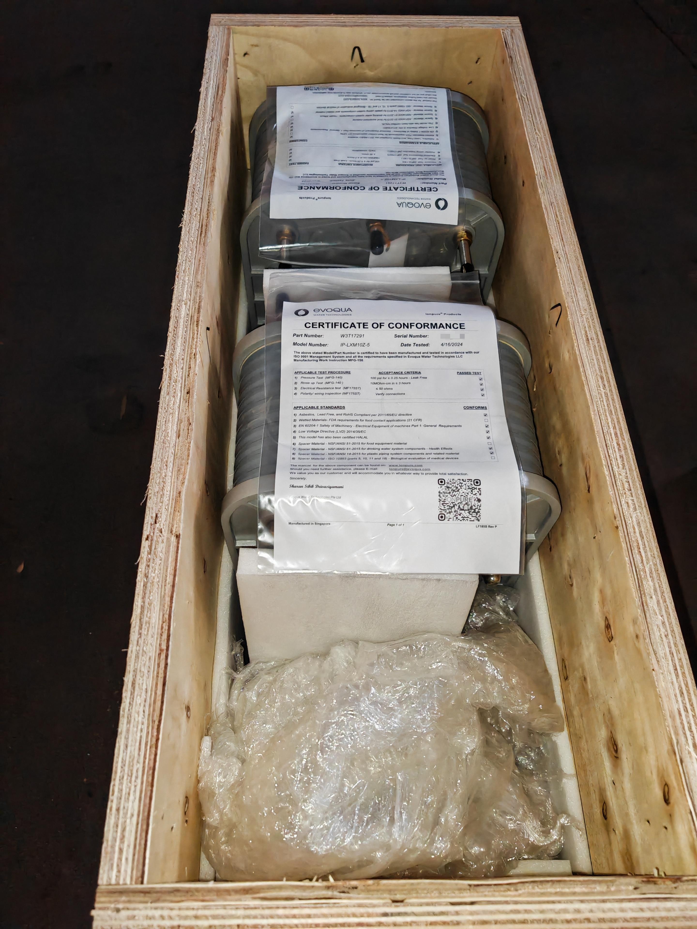 Ionpure CEDI LX-Z IP-LXM10Z-5 High-Purity Water Module