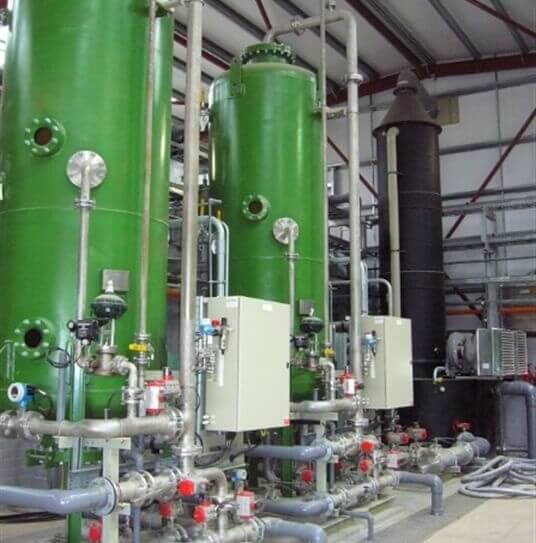 7.5KW Purified Water Treatment System , Boiler Feed Water Treatment Plant
